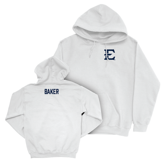 ETSU Women's Track & Field White Logo Hoodie - Bri Baker Small