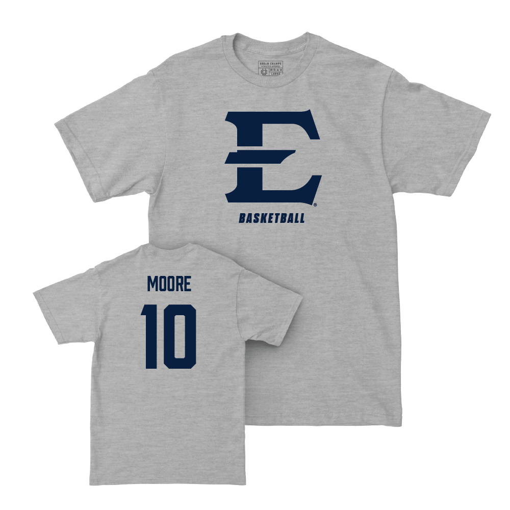 ETSU Women's Basketball Sport Grey Classic Tee - Courtney Moore Small