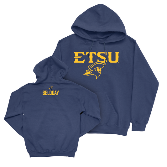 ETSU Women's Triathlon Navy Sideline Hoodie - Izi Belogay Small