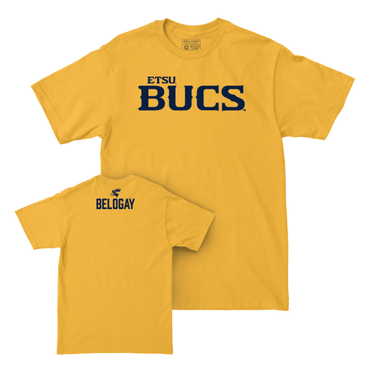 ETSU Women's Triathlon Gold Bucs Tee - Izi Belogay Small