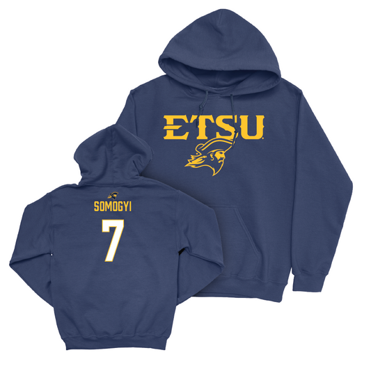 ETSU Women's Soccer Navy Sideline Hoodie - Sydney Somogyi Small