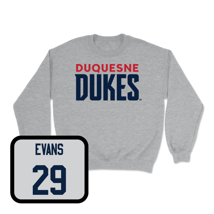 Duquesne Women's Lacrosse Sport Grey Lock Crew  - Ali Evans