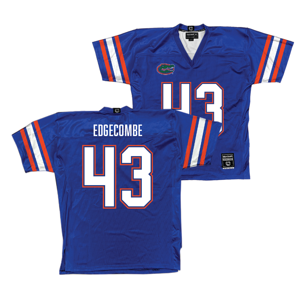 Florida Football Royal Jersey - Jaden Edgecombe #43