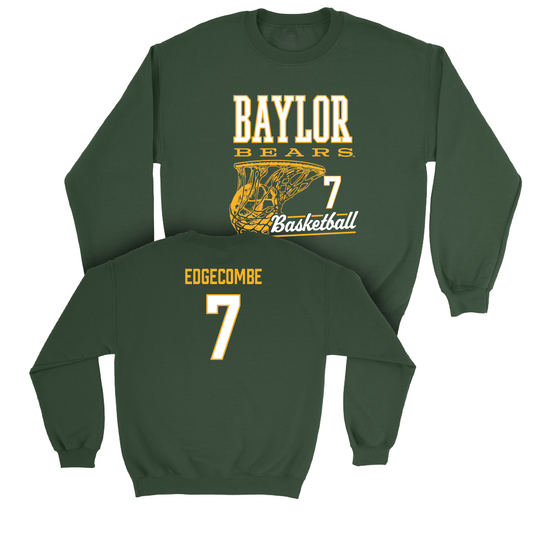 Baylor Men's Basketball Green Hoops Crew  - Valdez Edgecombe