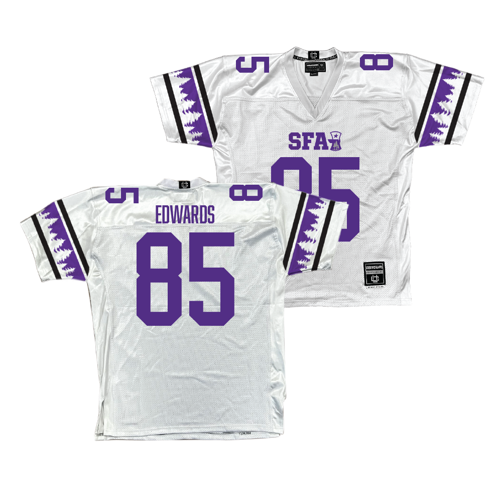 SFA Football White Jersey - Griffin Edwards | #85