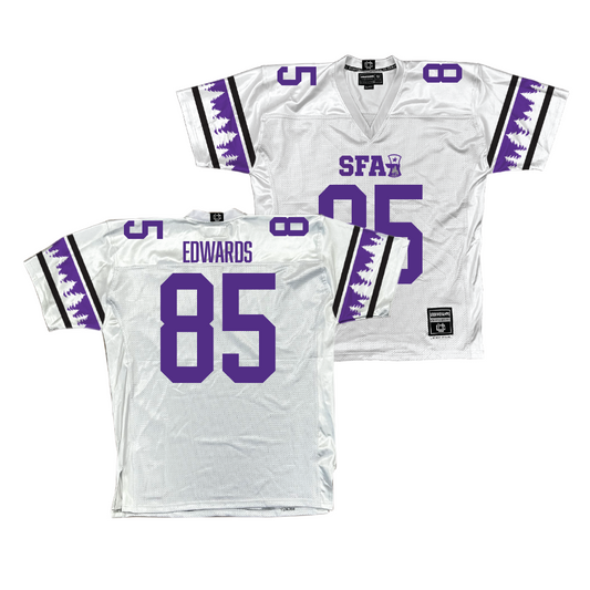 SFA Football White Jersey - Griffin Edwards | #85