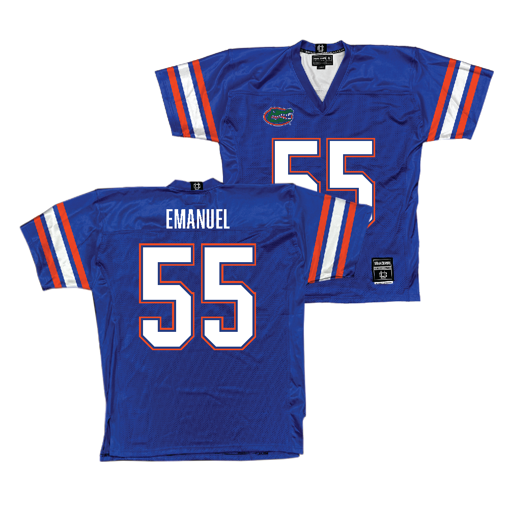 Florida Football Royal Jersey - Charles Emanuel