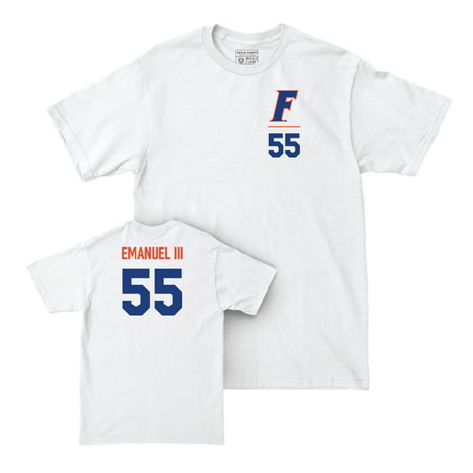 Florida Football White Logo Comfort Colors Tee  - Charles Emanuel III