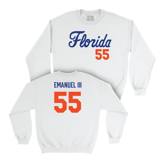 Florida Football White Script Crew  - Charles Emanuel III