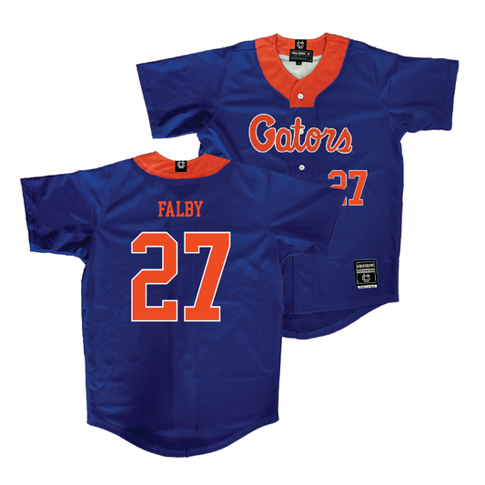 Florida Softball Royal Jersey - Kendra Falby