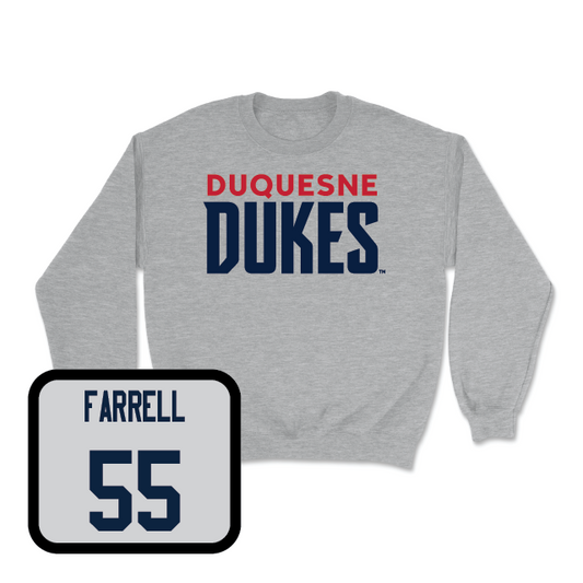 Duquesne Football Sport Grey Lock Crew - Jackson Farrell