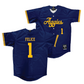 UC Davis Softball Navy Jersey - Gia Felice | #1