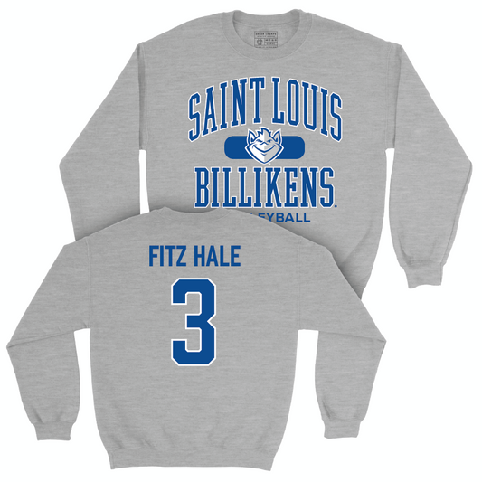 Saint Louis Women's Volleyball Sport Grey Classic Crew  - Evelyn Fitz Hale