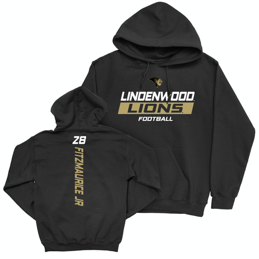 Lindenwood Football Black Rush Hoodie - Brian Fitzmaurice Jr