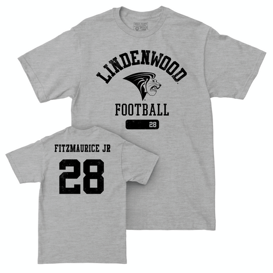 Lindenwood Football Sport Grey Varsity Tee - Brian Fitzmaurice Jr