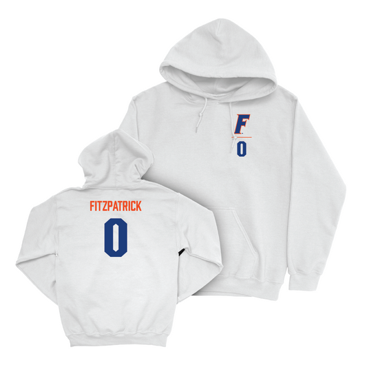 Florida Women's Volleyball White Logo Hoodie - AC Fitzpatrick