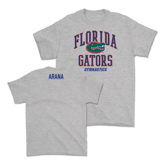 Florida Women's Gymnastics Sport Grey Arch Tee - Alyssa Arana Small