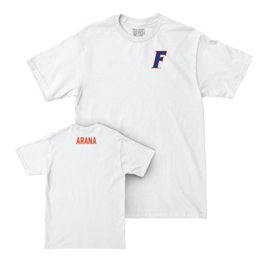 Florida Women's Gymnastics White Logo Comfort Colors Tee - Alyssa Arana Small