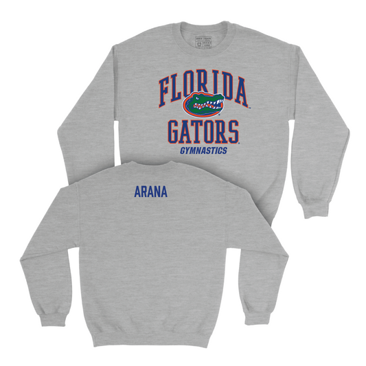 Florida Women's Gymnastics Sport Grey Arch Crew - Alyssa Arana Small