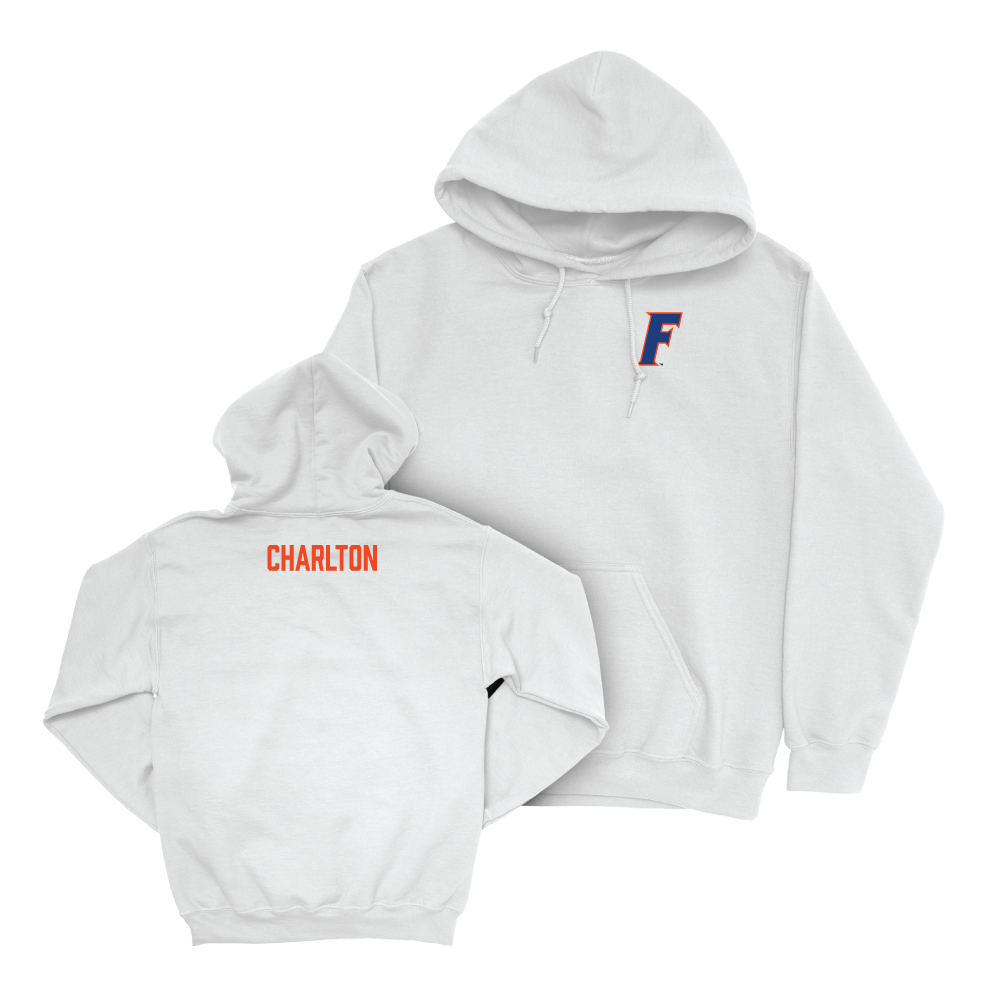 Florida Women's Track & Field White Logo Hoodie - Anthaya Charlton Small