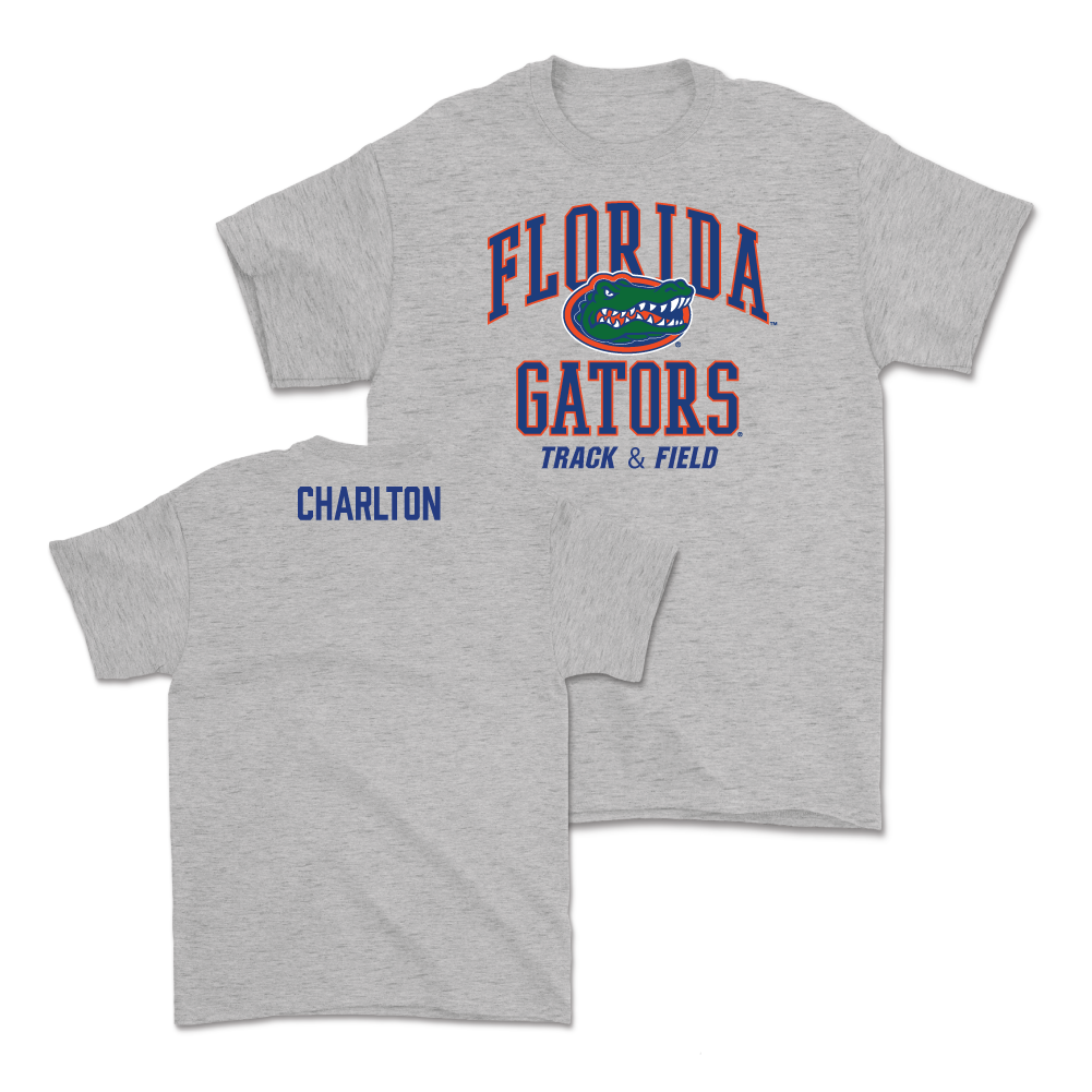 Florida Women's Track & Field Sport Grey Arch Tee - Anthaya Charlton Small