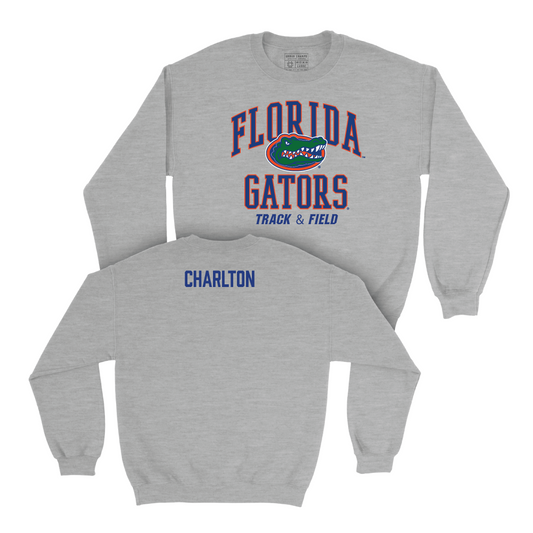 Florida Women's Track & Field Sport Grey Arch Crew - Anthaya Charlton Small