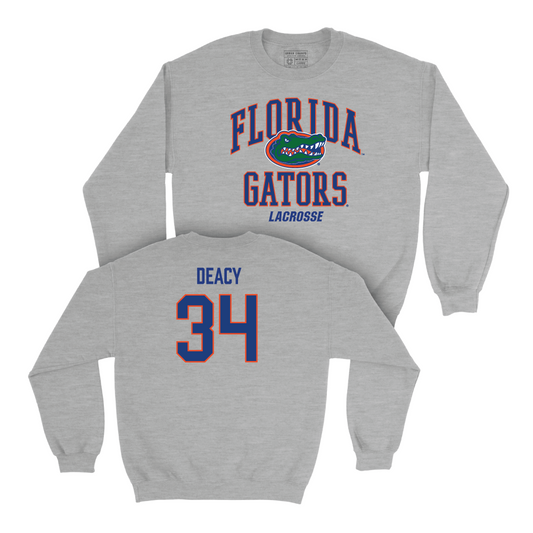 Florida Women's Lacrosse Sport Grey Arch Crew - Alyssa Deacy Small