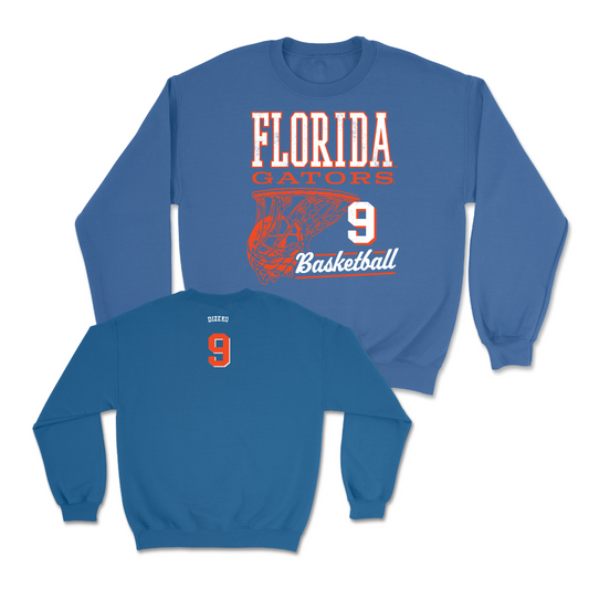 Florida Women's Basketball Royal Hardwood Crew - Alexia Dizeko Small