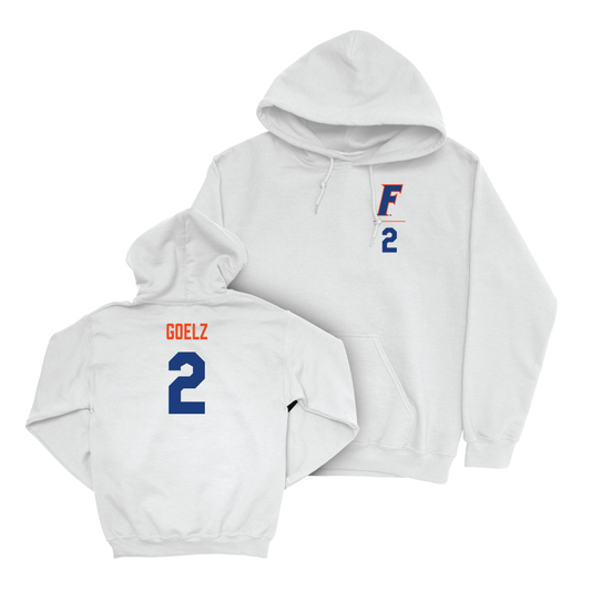 Florida Softball White Logo Hoodie - Avery Goelz Small