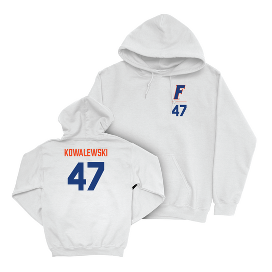 Florida Softball White Logo Hoodie - Ariel Kowalewski Small