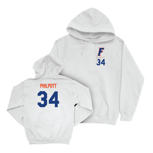 Florida Baseball White Logo Hoodie - Alex Philpott Small