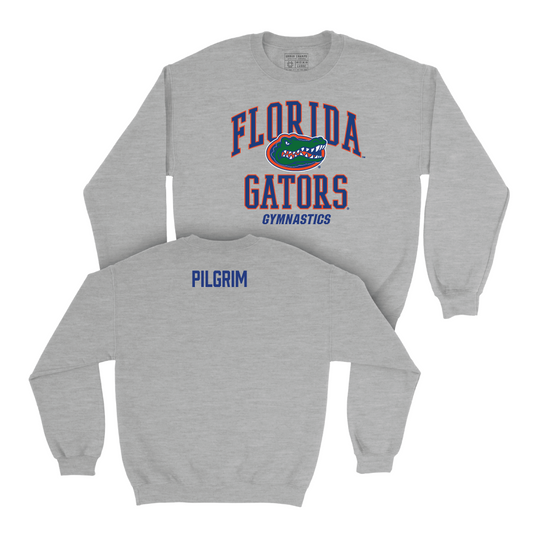 Florida Women's Gymnastics Sport Grey Arch Crew - Anya Pilgrim Small