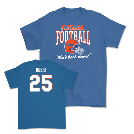 Florida Football Royal Tee - Anthony Rubio Small