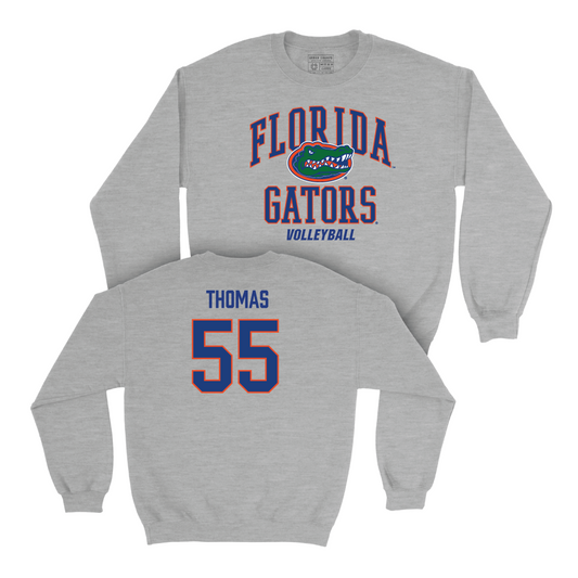 Florida Women's Volleyball Sport Grey Arch Crew - Amaya Thomas Small