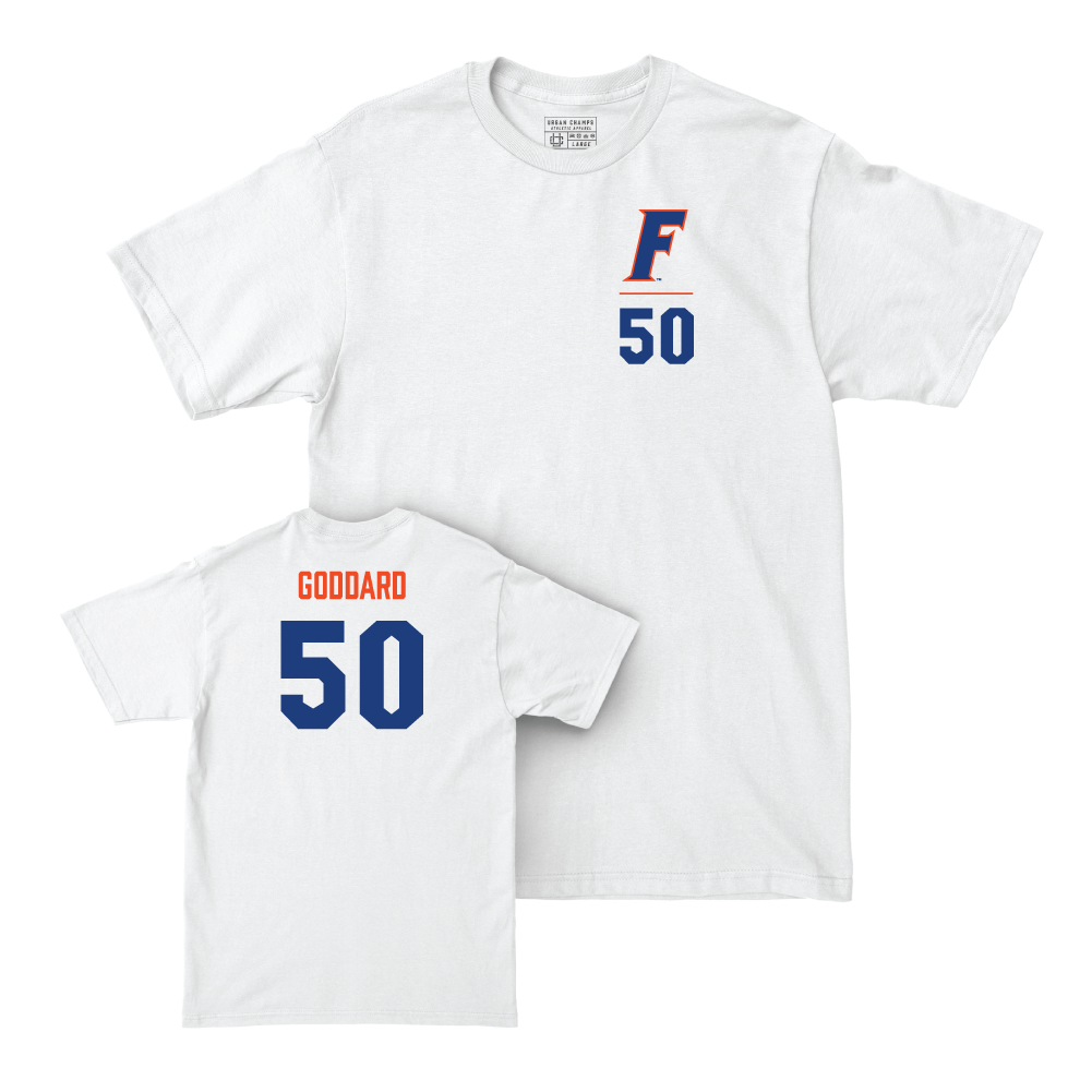 Florida Softball White Logo Comfort Colors Tee - Baylee Goddard Small