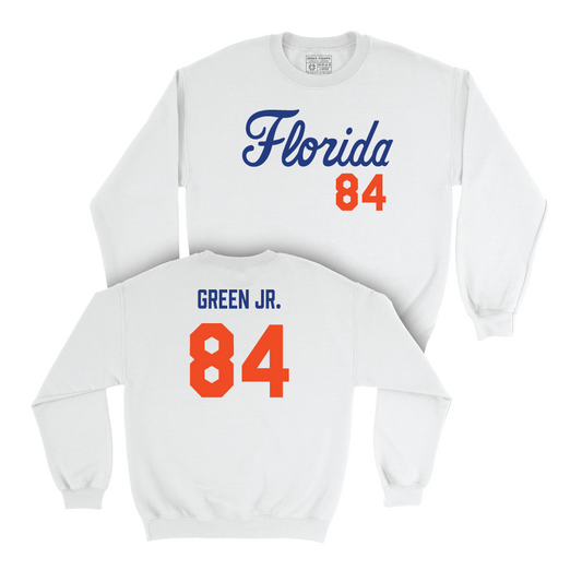 Florida Football White Script Crew - Brian Green Jr. Small