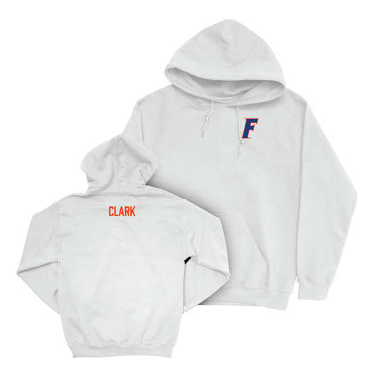 Florida Women's Gymnastics White Logo Hoodie - Chloi Clark Small