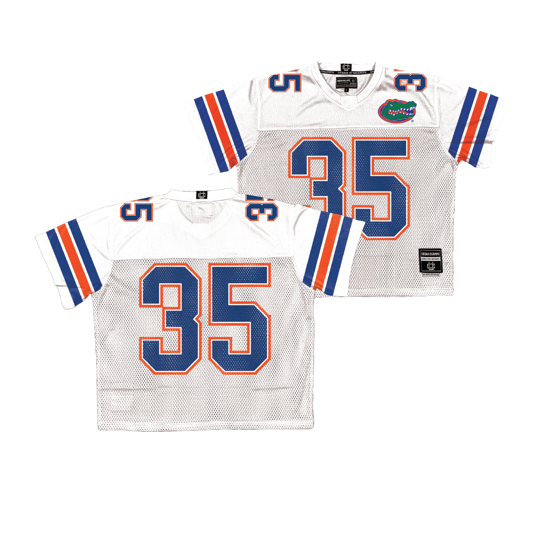 Florida Throwback Football Jersey - DeBraun Hampton | #35 Small