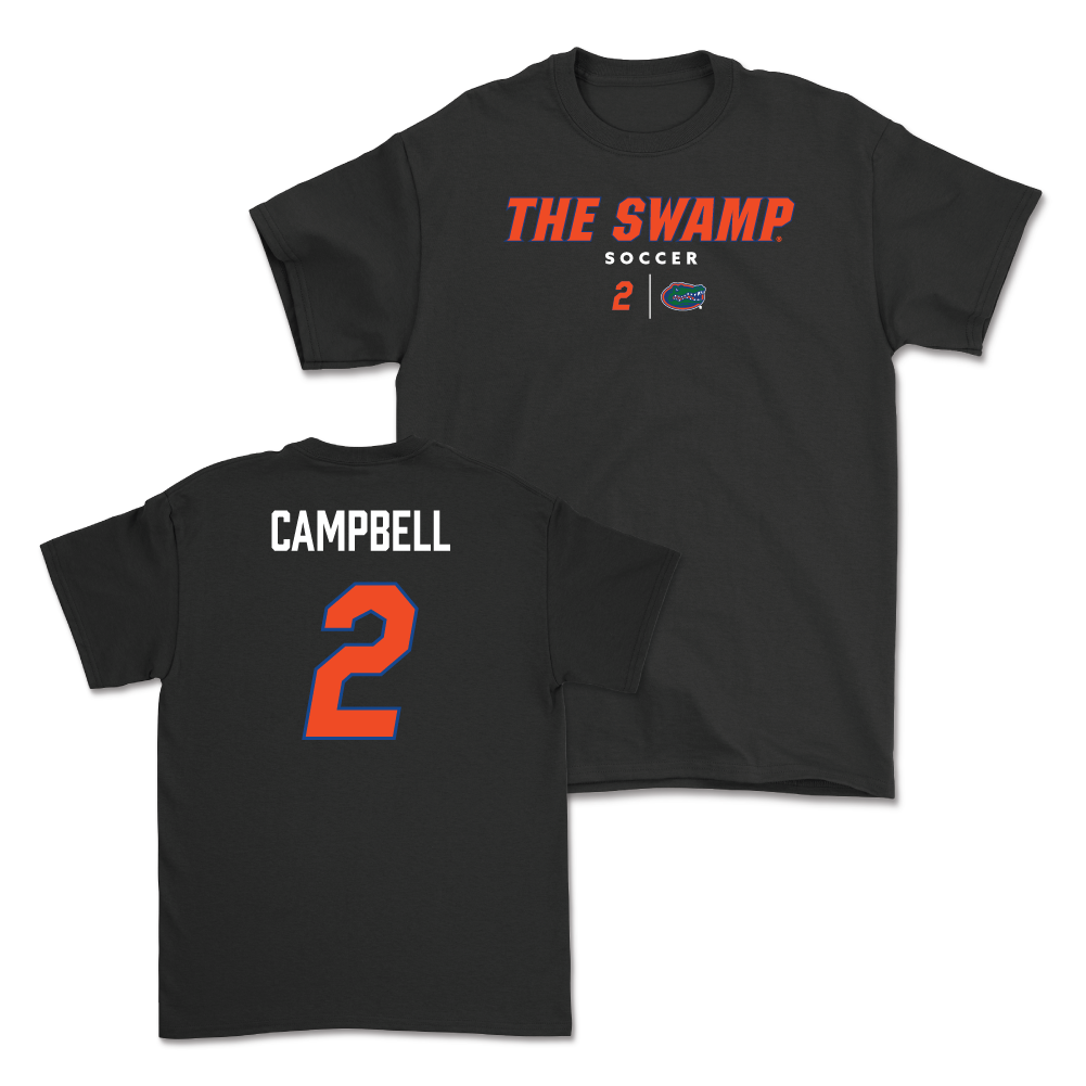 Florida Women's Soccer Black Swamp Tee - Elyse Campbell Small