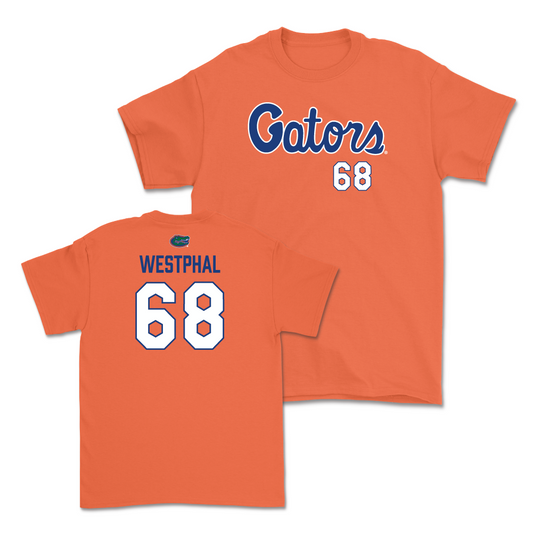 Florida Football Orange Script Tee - Fletcher Westphal Small