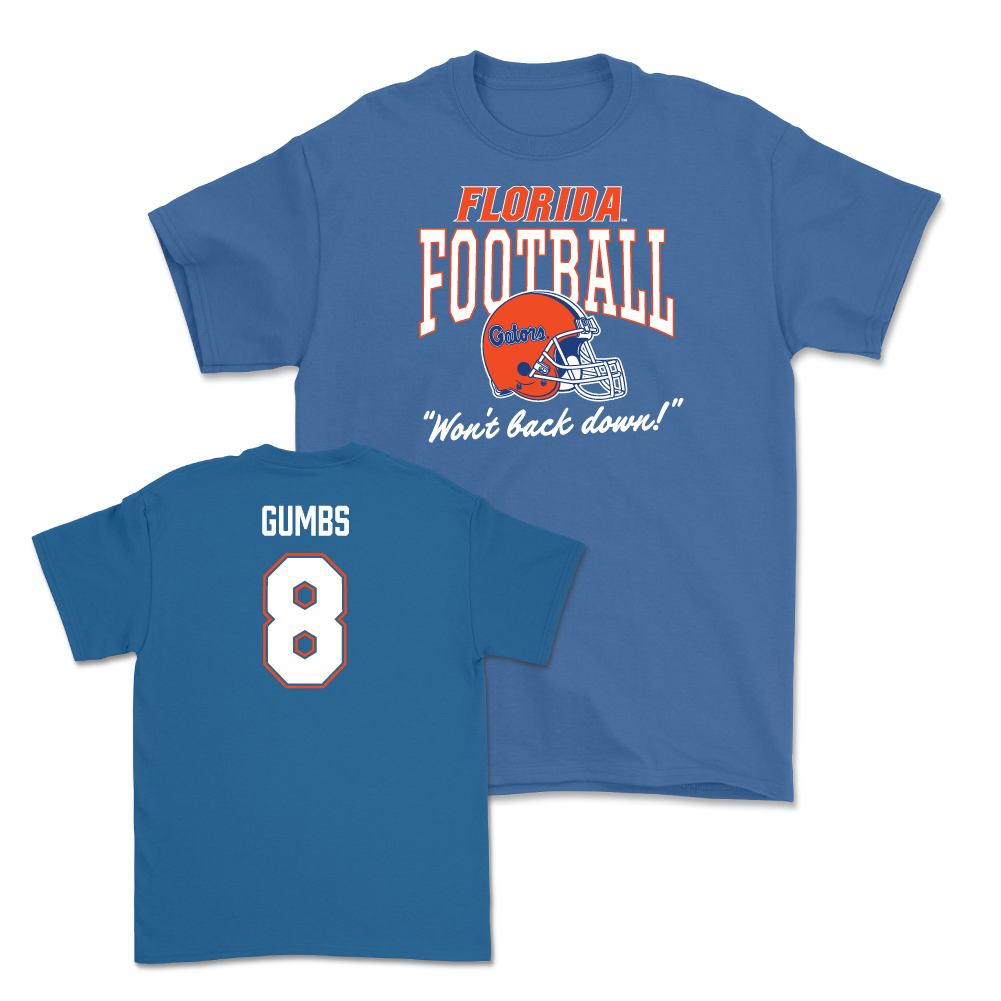 Florida Football Royal Tee - George Gumbs Small