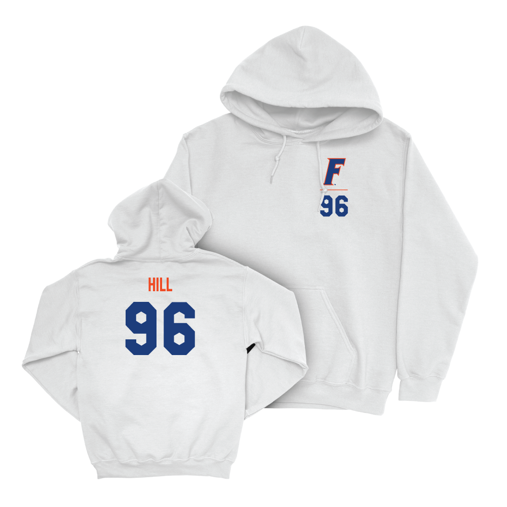 Florida Football White Logo Hoodie - Gavin Hill Small