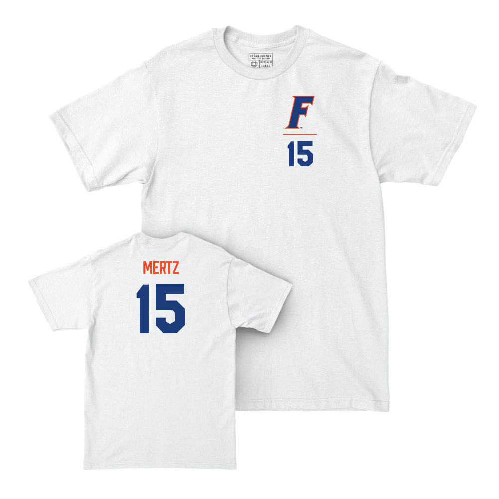 Florida Football White Logo Comfort Colors Tee - Graham Mertz Small