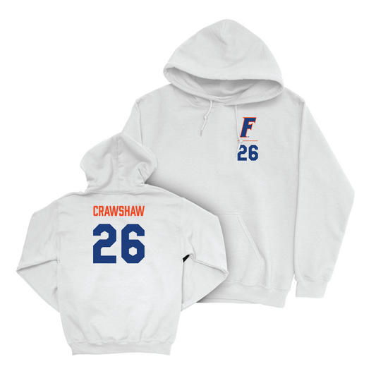 Florida Football White Logo Hoodie - Jeremy Crawshaw Small