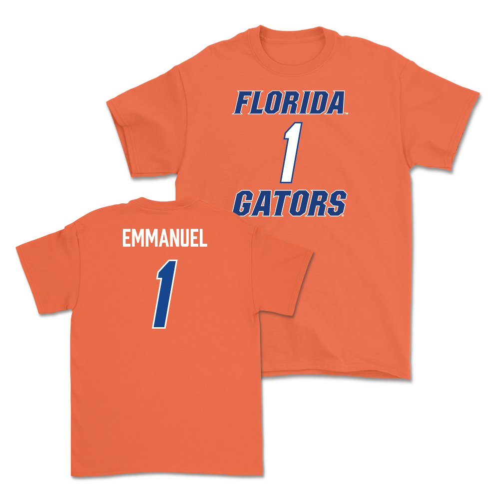 Florida Women's Soccer Sideline Orange Tee - Jayden Emmanuel Small