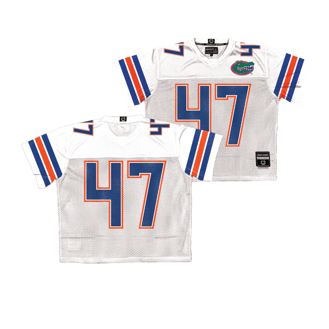 Florida Throwback Football Jersey - Justin Pelic | #47 Small