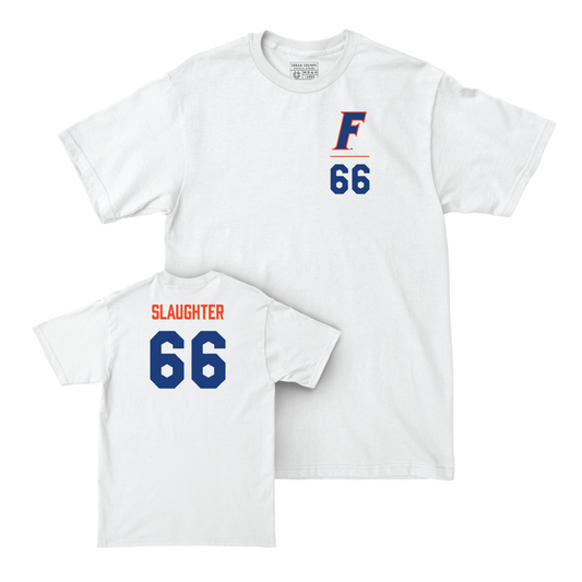 Florida Football White Logo Comfort Colors Tee - Jake Slaughter Small