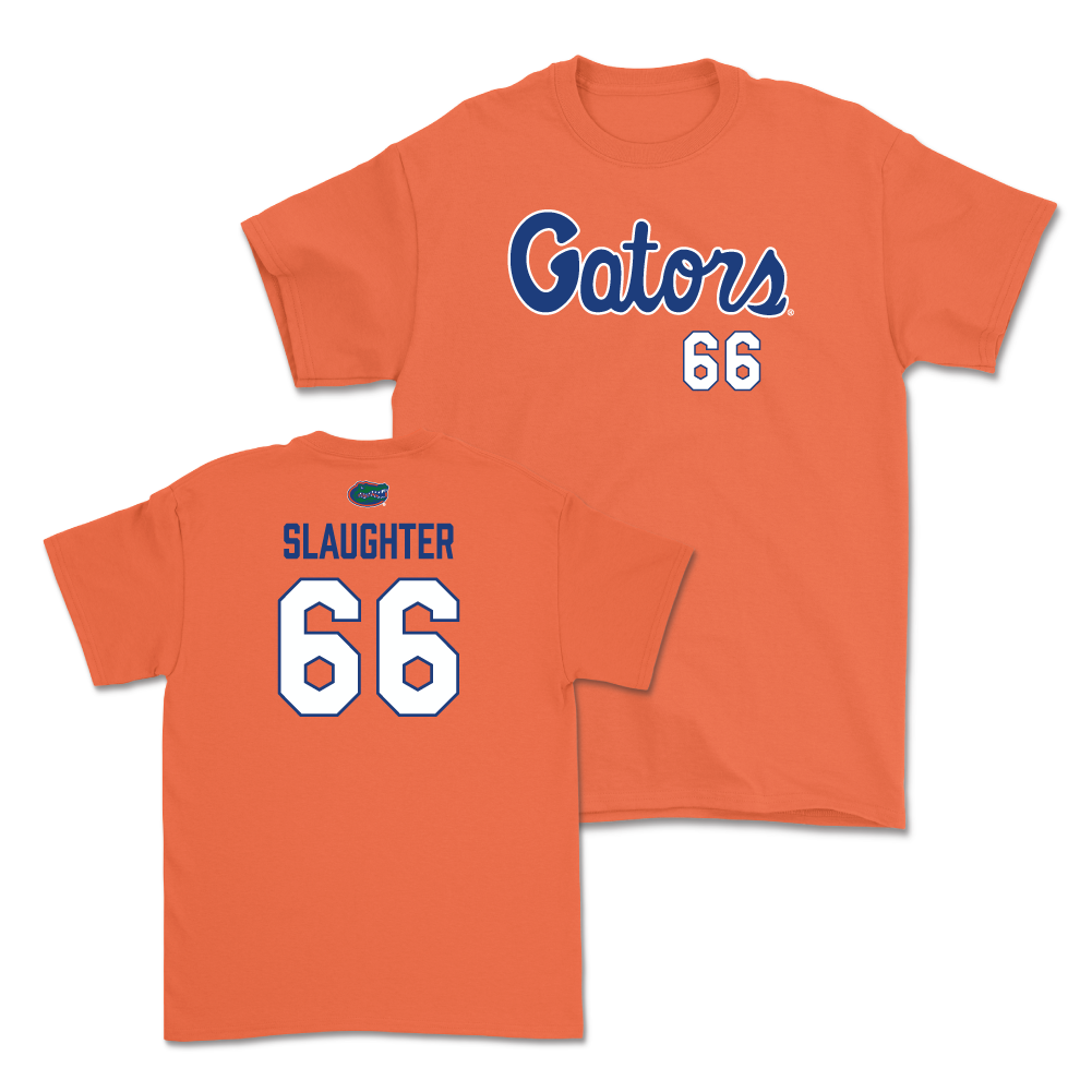 Florida Football Orange Script Tee - Jake Slaughter Small