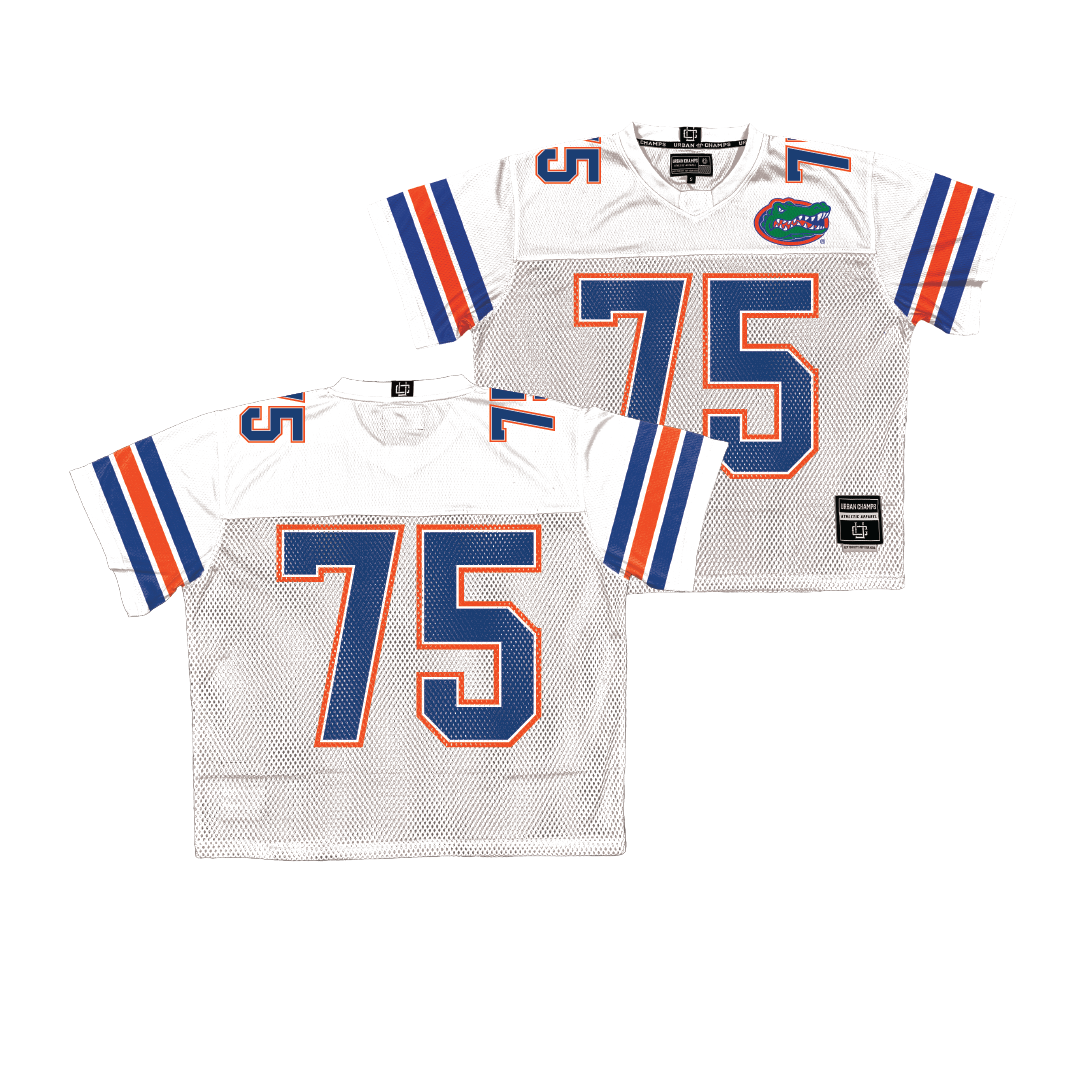 Florida Throwback Football Jersey - Kamryn Waites | #75 Small