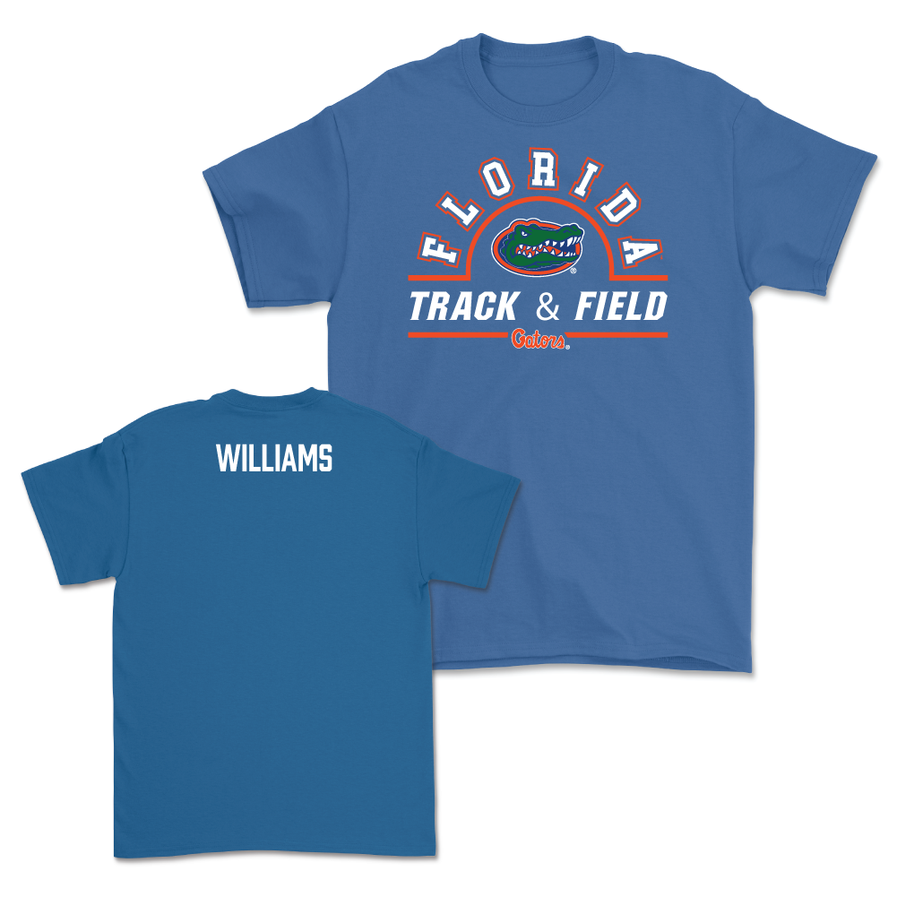 Florida Men's Track & Field Royal Classic Tee - Kevar Williams Small